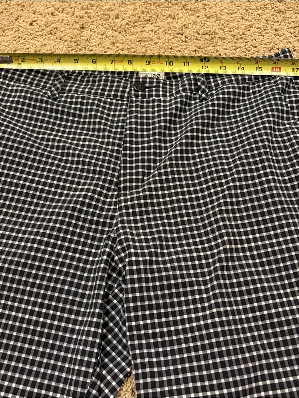 adidas plaid golf